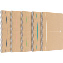 Oxford Touareg Spiral Notebook, A4, 180 Ruled Pages, Assorted Colours