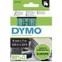 Dymo D1 tape 9 mm, zwart op...