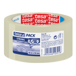 Tesa Strong Packaging Tape 50 mm x 66 m PP Transparent