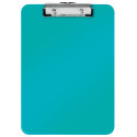 Leitz WOW plaque à pince, ft A4, bleu glacier