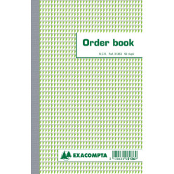 Exacompta Duplicate Receipt Book 21 x 13.5 cm 50 Sets 2 Sheets Per Set