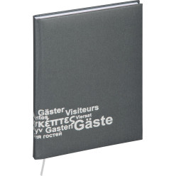 Pagna gastenboek, donkergrijs