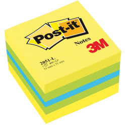 Post-it Notes Mini Cube, 400 Sheets, 51 x 51 mm, Green