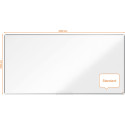 Nobo Premium Plus whiteboard, gelakt staal, magnetisch, 240 x 120 cm