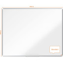 Nobo Premium Plus tableau blanc, acier laqué, magnétique, 150 x 120 cm