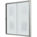 Nobo Premium Plus buitenvitrine, draaideur met slot, magnetisch, 12 x A4