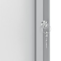 Nobo Premium Plus buitenvitrine, draaideur met slot, magnetisch, 6 x A4