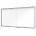 Nobo Premium Plus binnenvitrine, schuifdeuren met hoekslot, magnetisch, 27 x A4