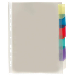 Viquel 6-Tab Punched Folder