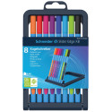 Schneider Slider Edge Ballpoint Pen, Extra Broad Tip, Assorted Colors, Desktop Box of 8 Pieces