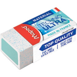 Maped gomme Mini Technic Ultra, avec carton, blister de 2 pièces