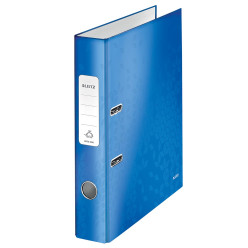 Leitz WOW ordner blauw, rug...