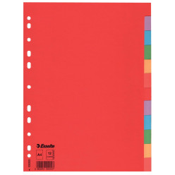 Esselte tabbladen Economy 12 tabs