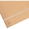Oxford Touareg ringmap, uit karton, ft A4, 2 D-ringen, rug van 3,5 cm, naturel