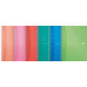 Oxford Office My Colours Spiral Notebook, 180 Pages, A5, 5 mm Grid, Assorted Colors