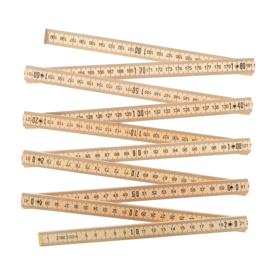 Gable natural folding ruler