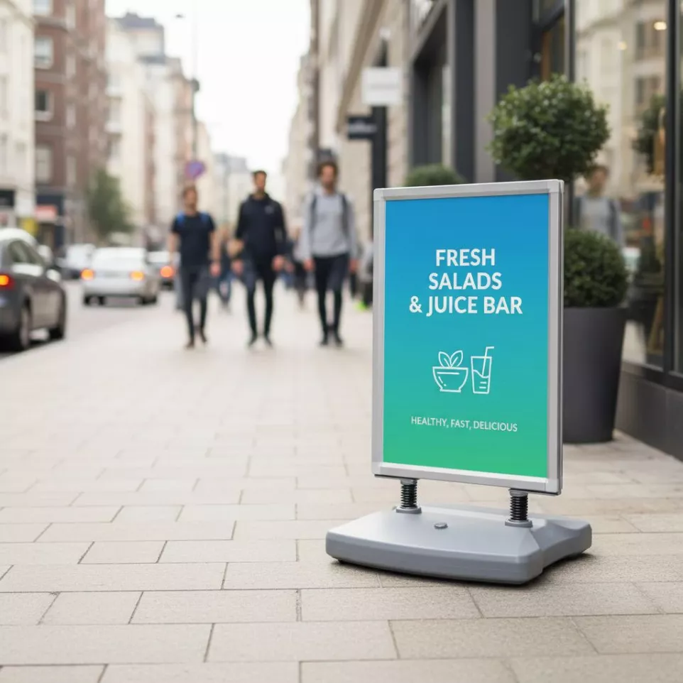 Stoepbord A1 basis te vullen