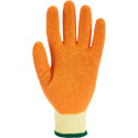 Arco Essentials Gants de travail enduits de latex Blanc/Orange Taille M /Paire