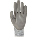 Arco Essentials Gants de travail anti-coupure enduits de PU Gris – Taille 7 /Paire