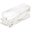 Arco Gants en coton à micro-picots en PVC Blanc - Taille L /Paquet