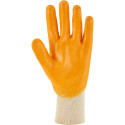 Arco Essentials Light Palm Gants de travail enduits de nitrile Blanc/Orange - Taille 8 /Paire