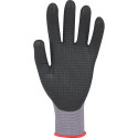 Arco Comfort Light Grip Gants de travail enduits de nitrile Gris/Noir - Taille 9 /Paire