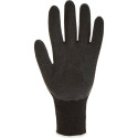 Arco Lycra Grip Gants de travail enduits de latex Noir - Taille 9 /Paire