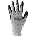 Arco Essentials Gants de travail anti-coupure enduits de nitrile Gris/Noir – Taille 10 /Paire