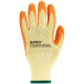 Arco Essentials Gants de travail enduits de latex Blanc/Orange Taille XL /Paire
