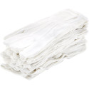 Arco Gants en coton à micro-picots en PVC Blanc - Taille S /Paquet