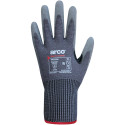 Arco Gants de travail anti-coupure 13g enduits de PU Niveau E - Taille 7 /Paire