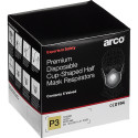 Arco Premium FFP3 Masques anti-poussièr avec valve - paquet 5 /Boîte