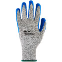 Arco Essentials Gants de travail anti-coupure enduits de latex Gris/Bleu – Taille 9 /Paire