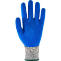 Arco Essentials Gants de travail anti-coupure enduits de latex Gris/Bleu – Taille 9 /Paire