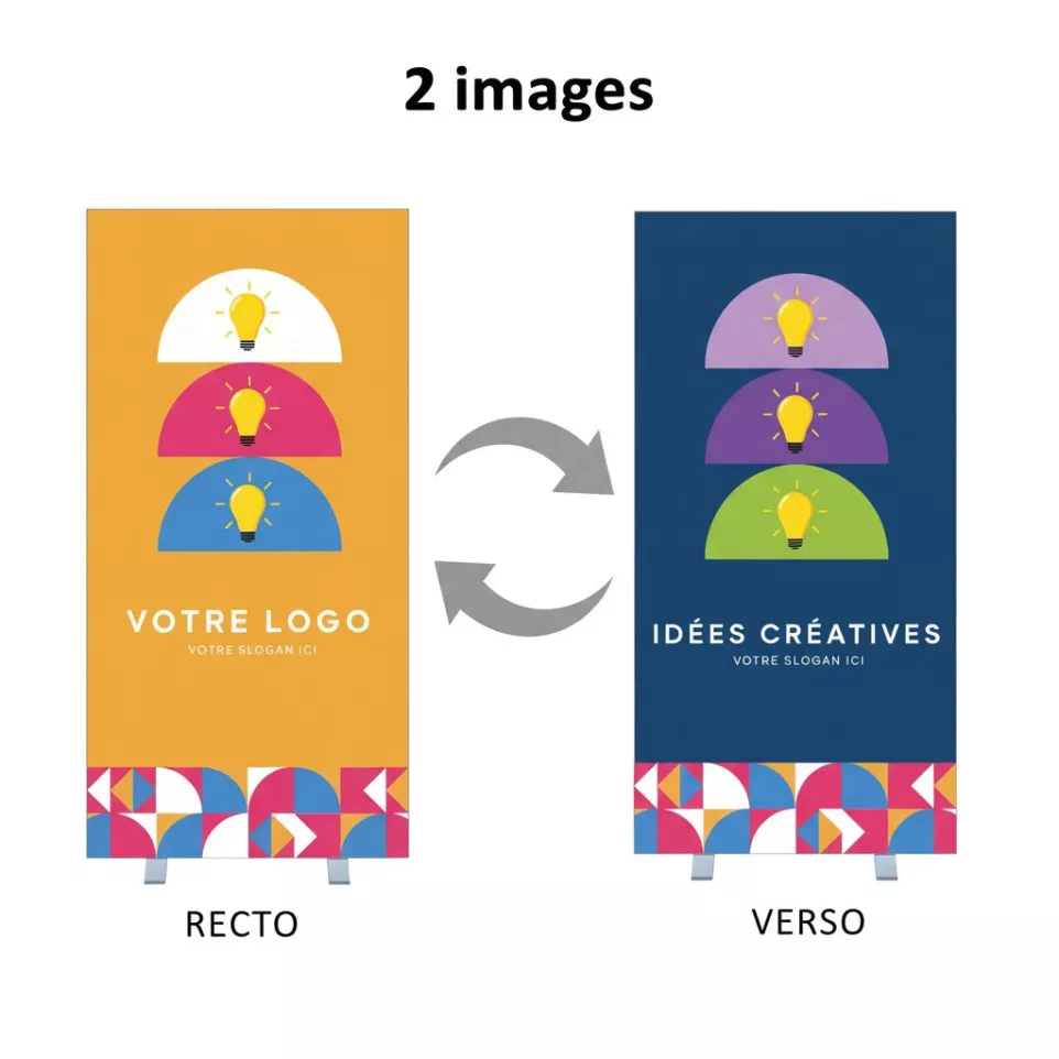 Totem Lightbox Led Recto Verso