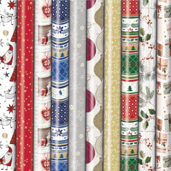 Christmas Gift Wrap Präsenta Assorted Colors 70 cm x 2 m