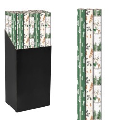 Luxury Christmas Gift Wrap, 70 cm x 2 m, Assorted Colors