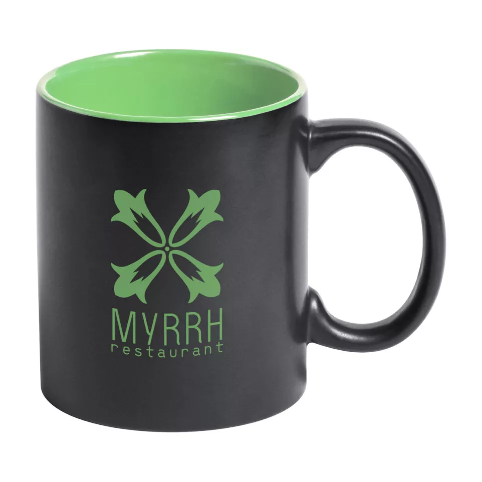 Bavary green black mug 