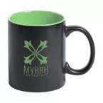 Bavary green black mug 
