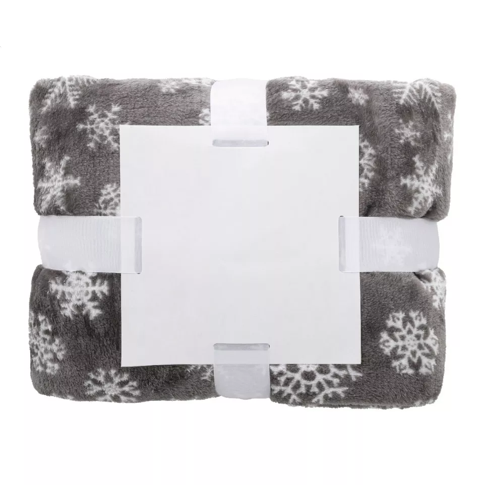 Knivsta grijs  RPET kerstdeken 