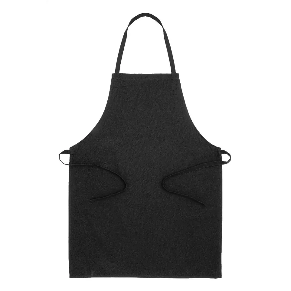 Commis zwart  katoenschort 