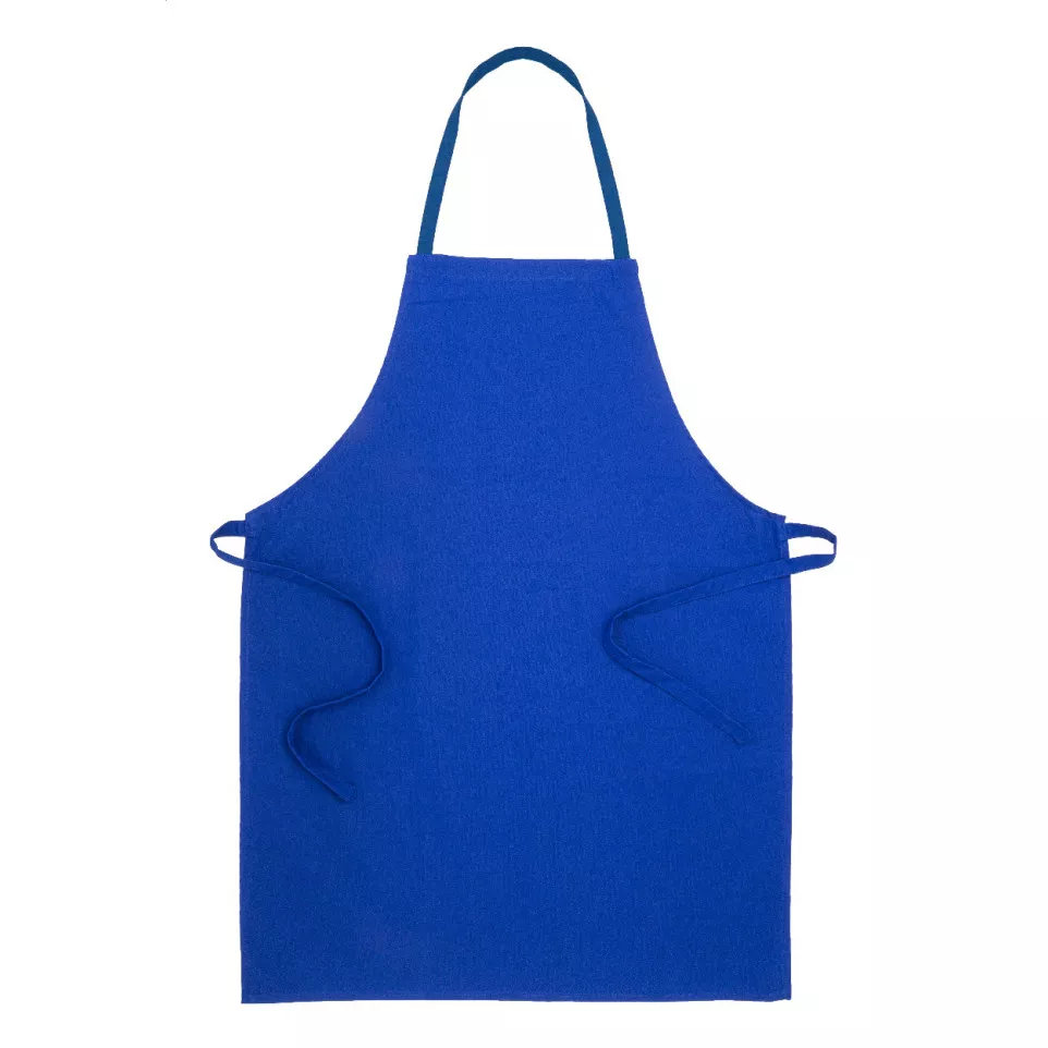 Commis blue  cotton apron 