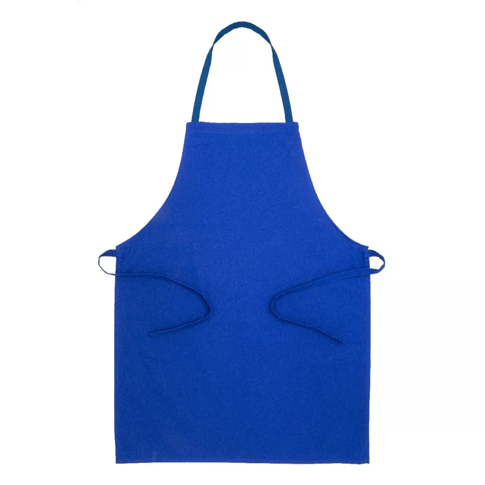 Commis blue  cotton apron 