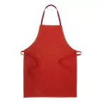 Commis red  cotton apron 