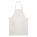 Commis blanc  tablier en coton recyclé 