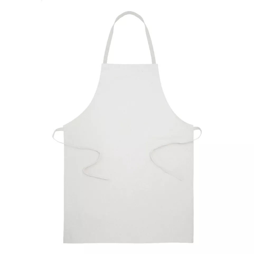 Commis white  cotton apron 