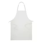 Commis blanc  tablier en coton recyclé 