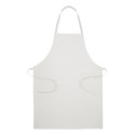 Commis blanc  tablier en coton recyclé 