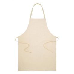 Commis natural  cotton apron 