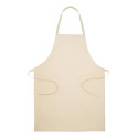 Commis natural  cotton apron 